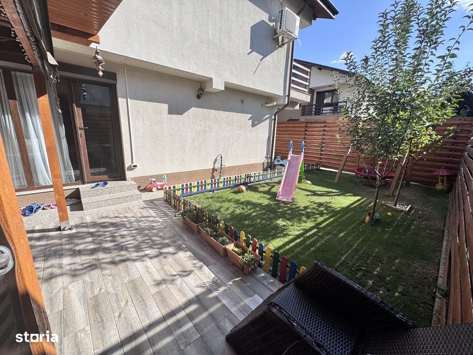 Casa P+1+M. 5 cam. Mobilata-Utilata complet. Teren 205mp