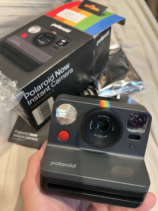 Фотоапарат за моментни снимки POLAROID NOW+ GEN 2 BLACK