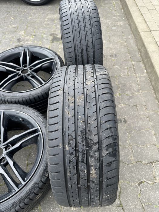 Vand 4 roți cu cauciuri in stare buna jante de audi 225/40 /R18