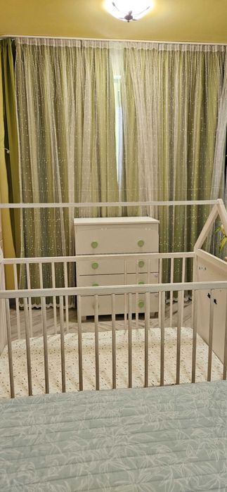 Обзавеждане за детска стая (легло, матрак, скрин, закачалка)