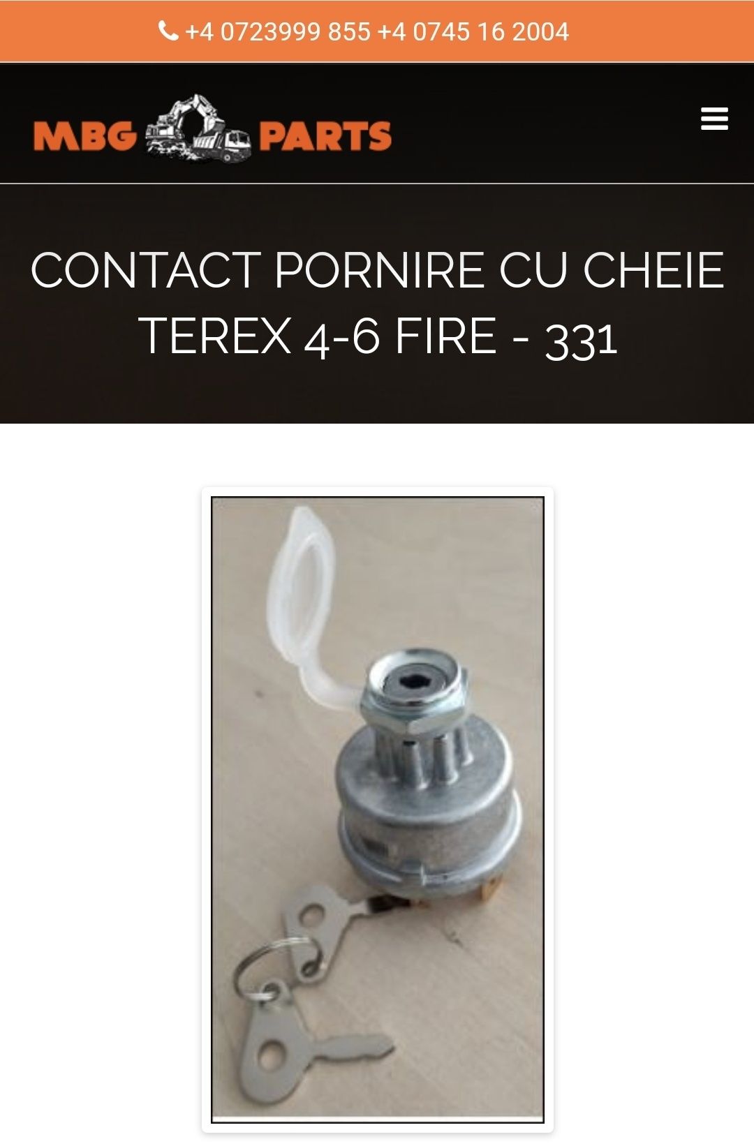 Contact cheie diferite modele