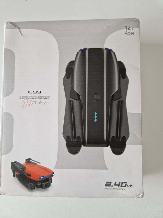 Drona model E99 neagra noua.