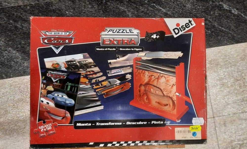 Puzzle Extra Cars Lightning Mcqueen 3D