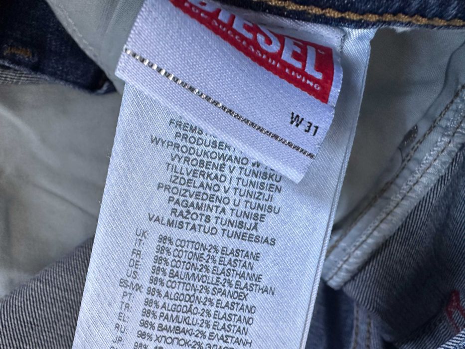 Blugi DIESEL Albastru Barbati | Marime 31 x 34 (Talie 82 cm)