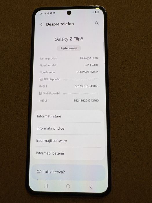 Samsung F731 Galaxy Z Flip 5 512Gb Id-XXL2776