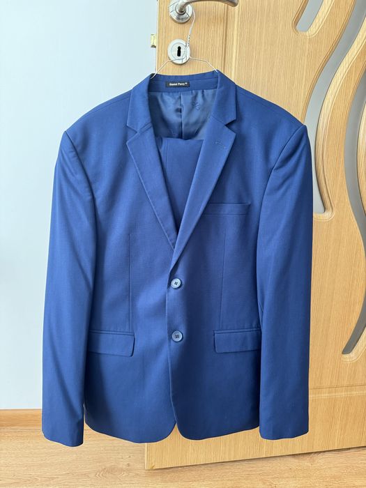 Daniel Perry costum bluemarin deschis, costum nunta, botez, ocazie