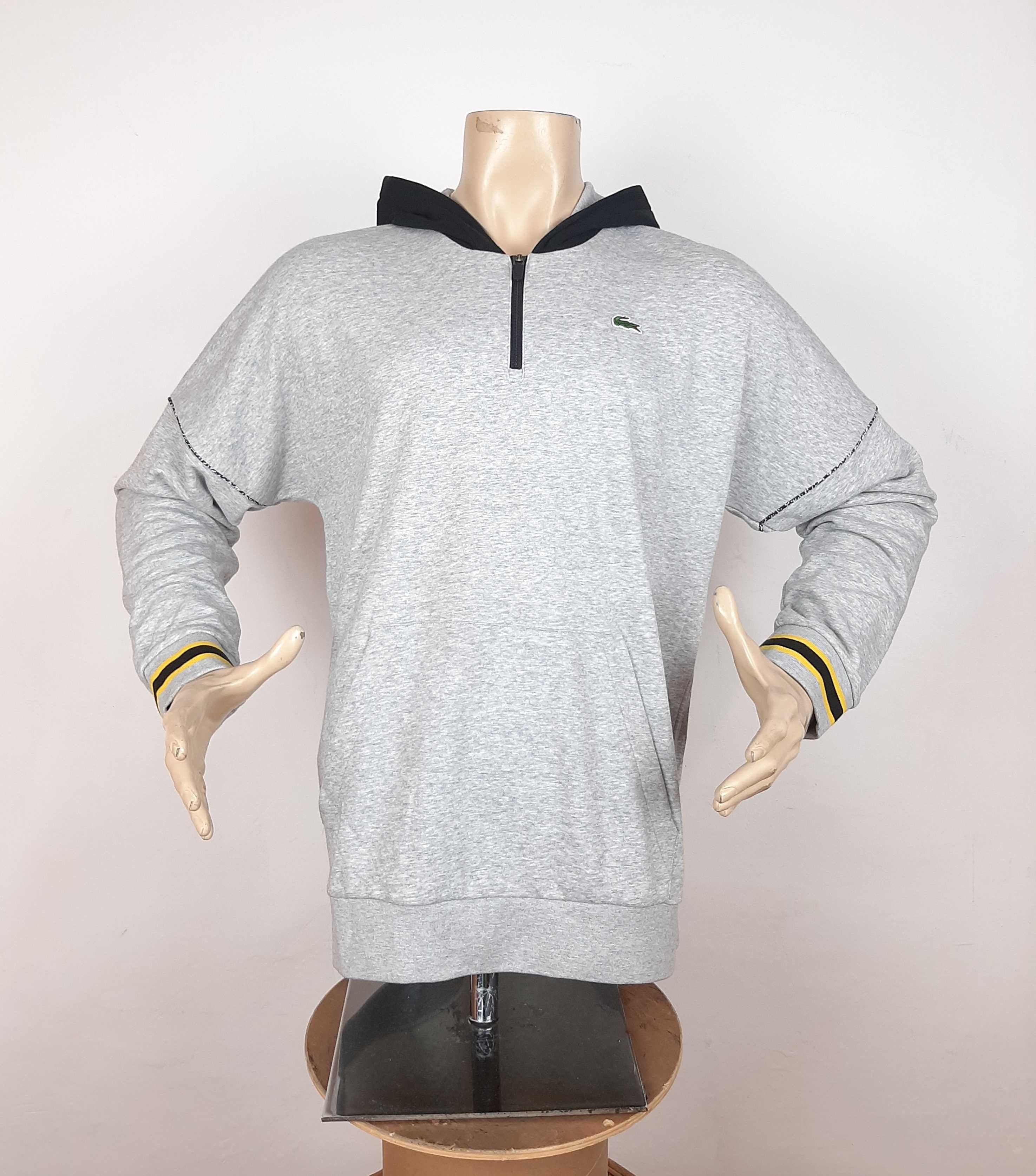Lacoste Sport - Оригинален мъжки суитшърт с цип размер XL