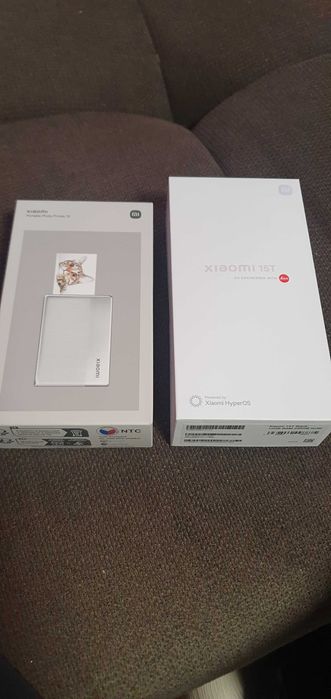Xiaomi 15T 5G+Photo Printer 1S ЧИСТО НОВ гаранция!