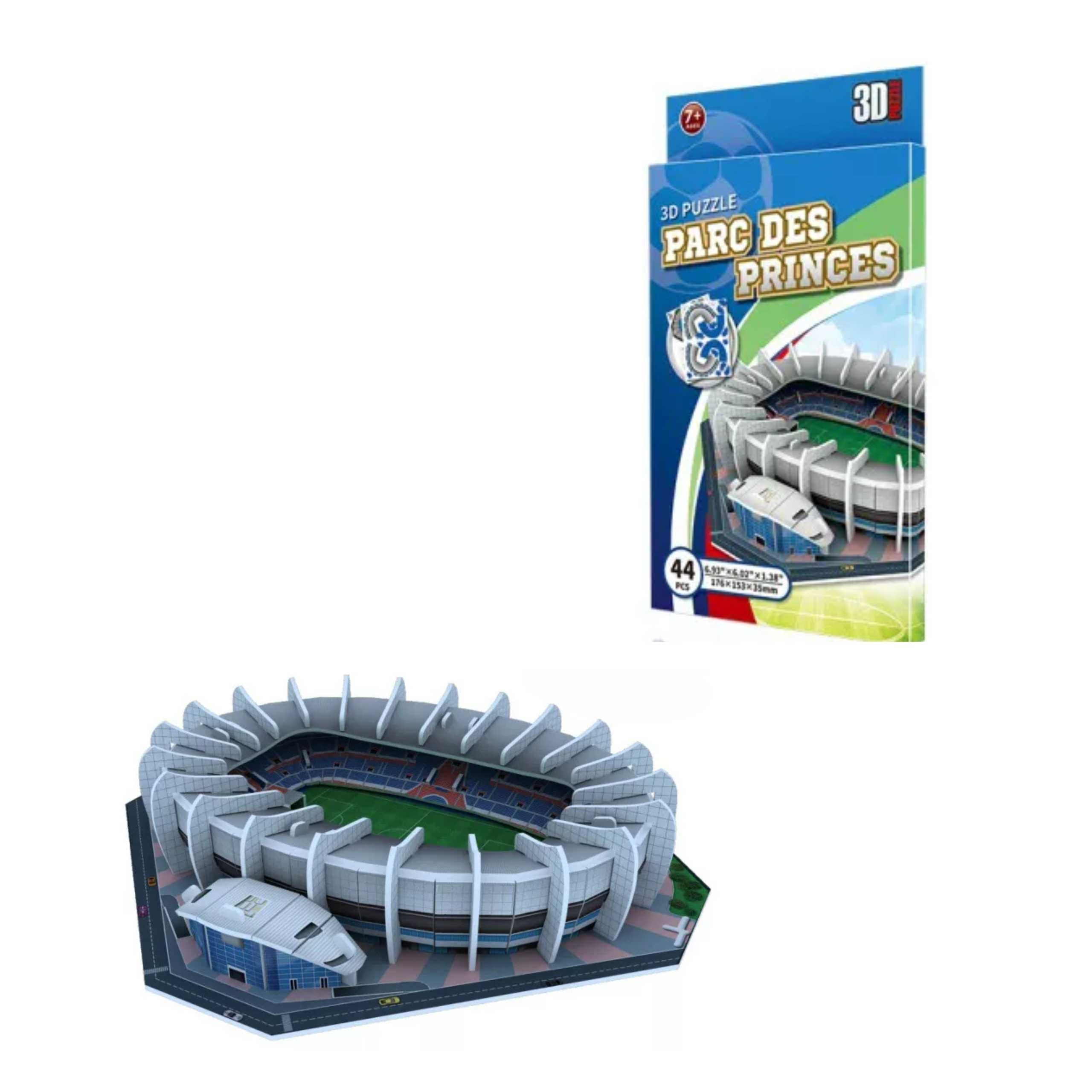 Puzzle 3D Stadion Fotbal Parc des Princes-Paris Saint-Germain,44 Piese