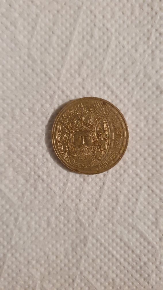 Moneda veche cu Mircea Cel Bătrân