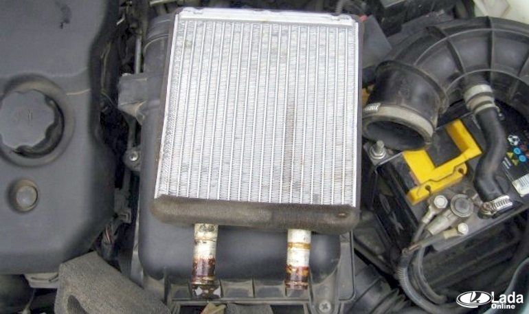 Замена печки отопителя