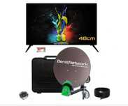 Kit tv antenă camion / camping / rulotă, TV 48cm