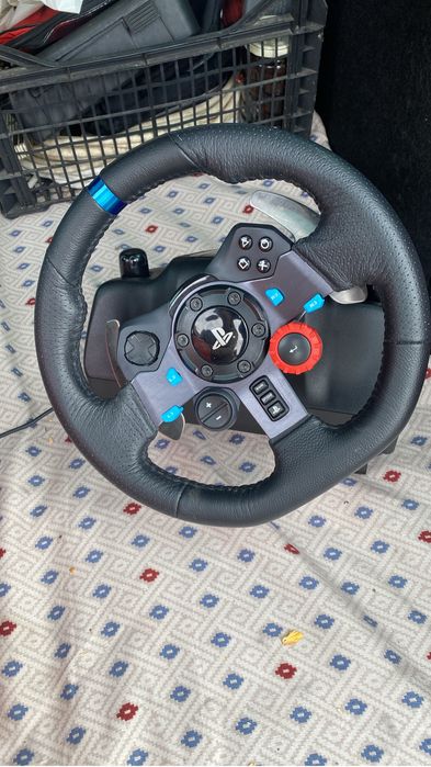 Set gameing volan pedale schimbator scaun cabluri etc