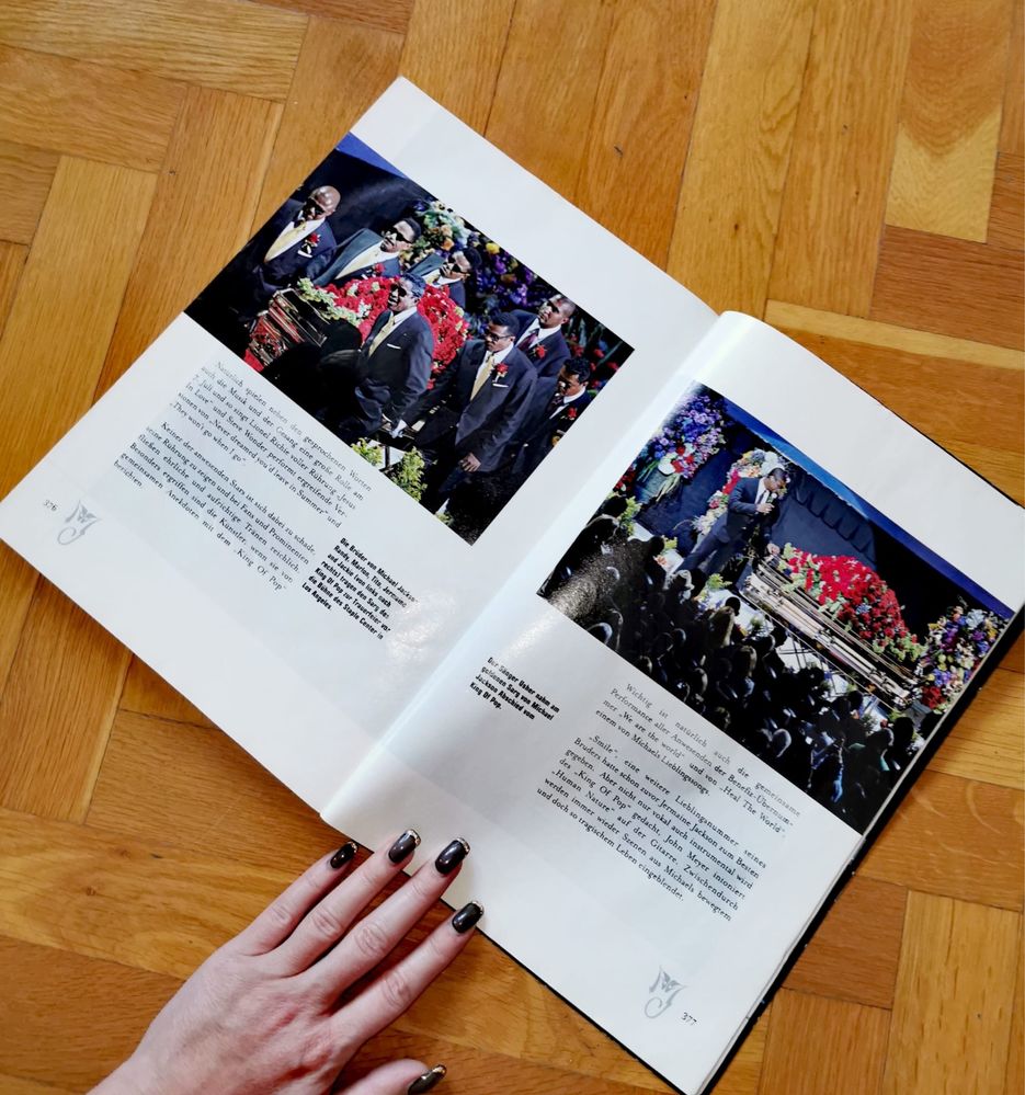 Книга Майкъл Джексън Michael Jackson подписана автобиография на немски