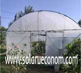 Solarii (sere) de gradina cu stuctura din teava zincata sau neagra