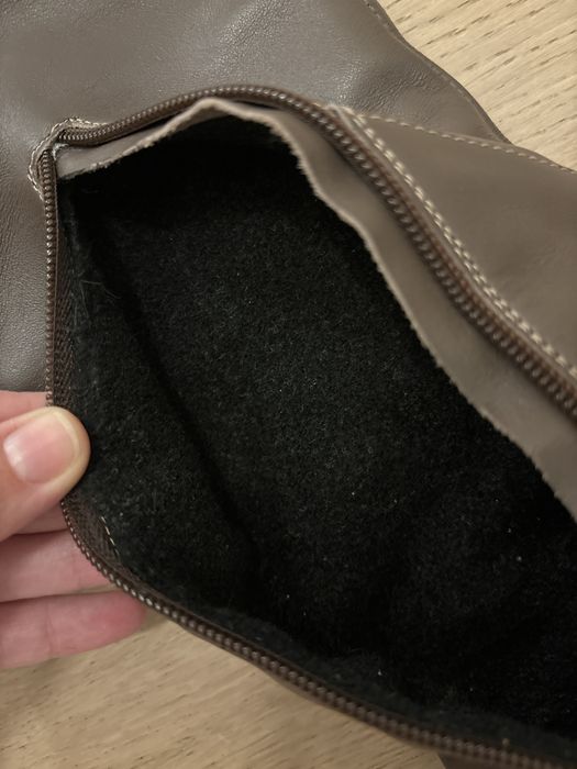 Cizme calduroase, din piele - marime 35