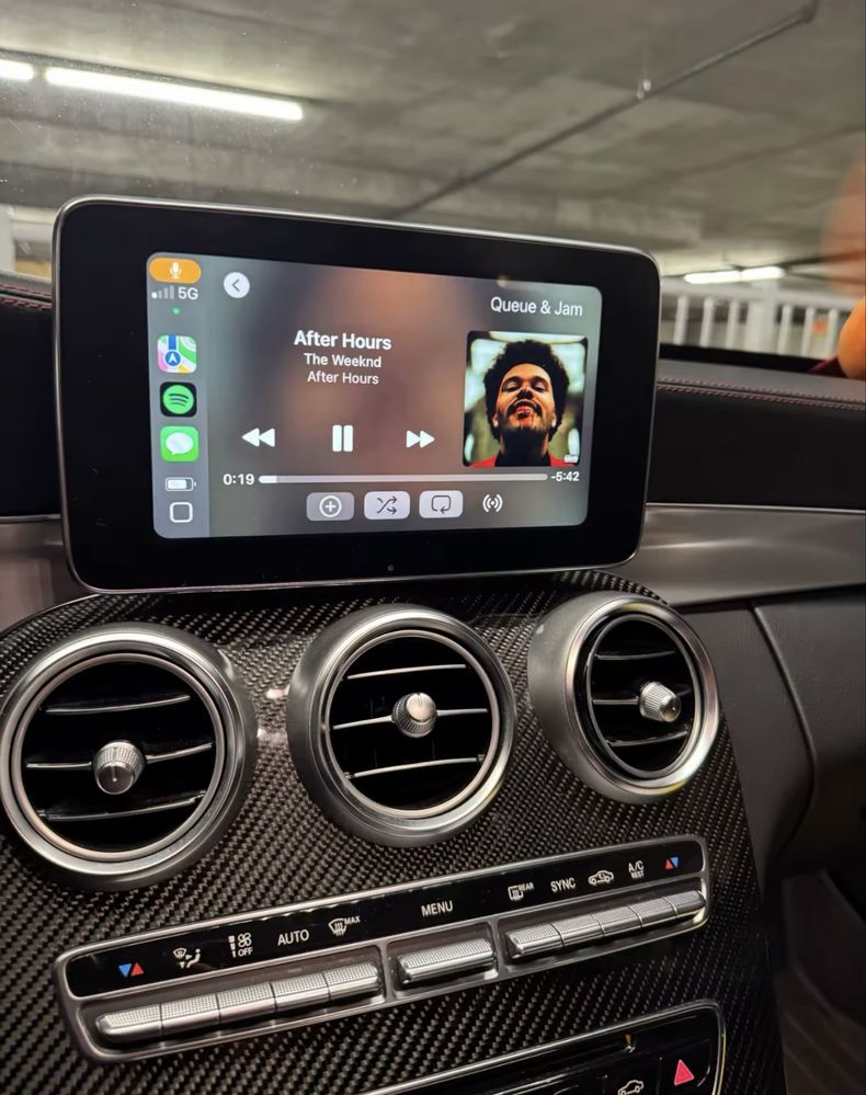 CarPlay/Android Auto модул + монтаж за Mercedes S/C/A/GLC/B/… и други
