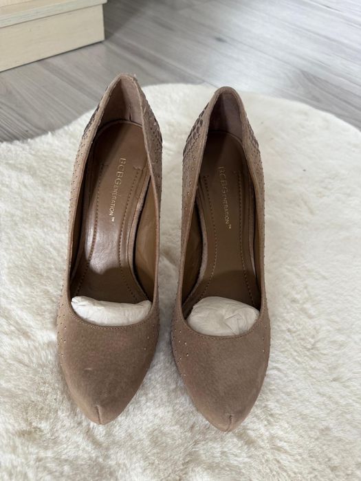 Pantofi toc si platforma BSBG marime 37