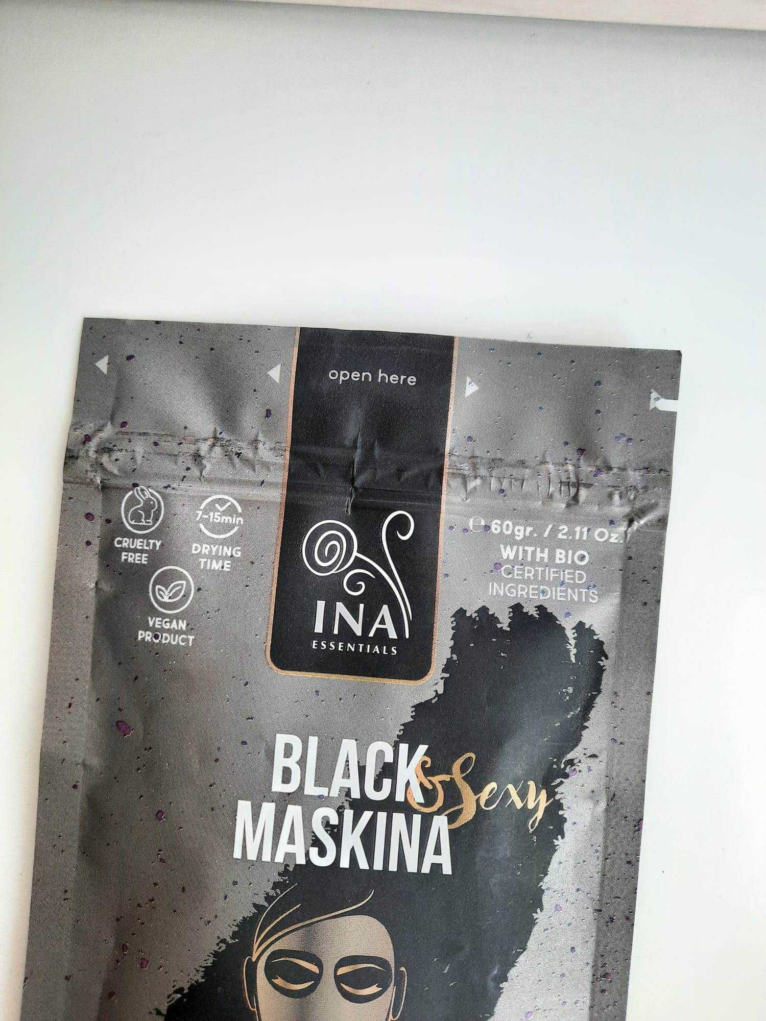 Masca Maskina Black ten mixt gras puncte negre acnee Inaessentials Nou