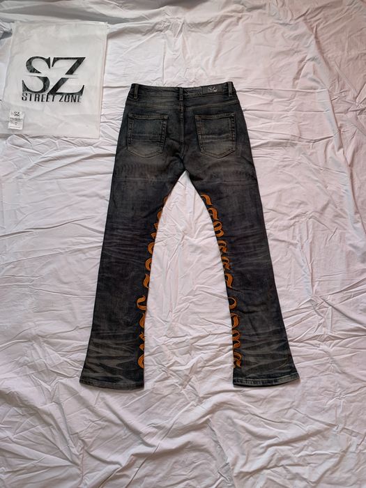 Blugi STREETZONE Black Flared