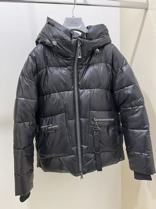 Курткая женская зимняя утепленная, размер S oversize