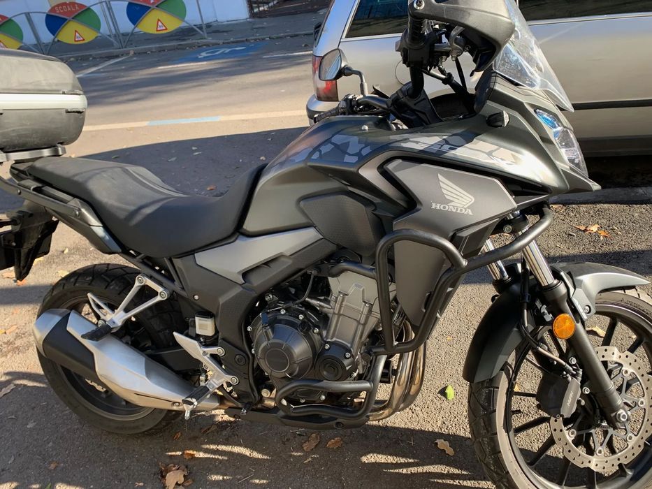 Honda CB 500X Vand Honda CB500X, rulata putin, topcase, crash guard