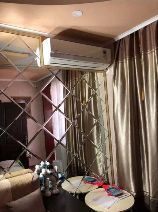 Аренда Юнусабад 1ком переделана в 2х ком квартиру рядом ресторан Сезам