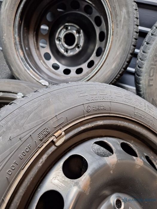 Jante de otel cu cauciucuri de iarna 205/55 r16 SKODA OCTAVIA2012 - 2018  6,5Jx16H2 ET46 5Q0601027AK/AL