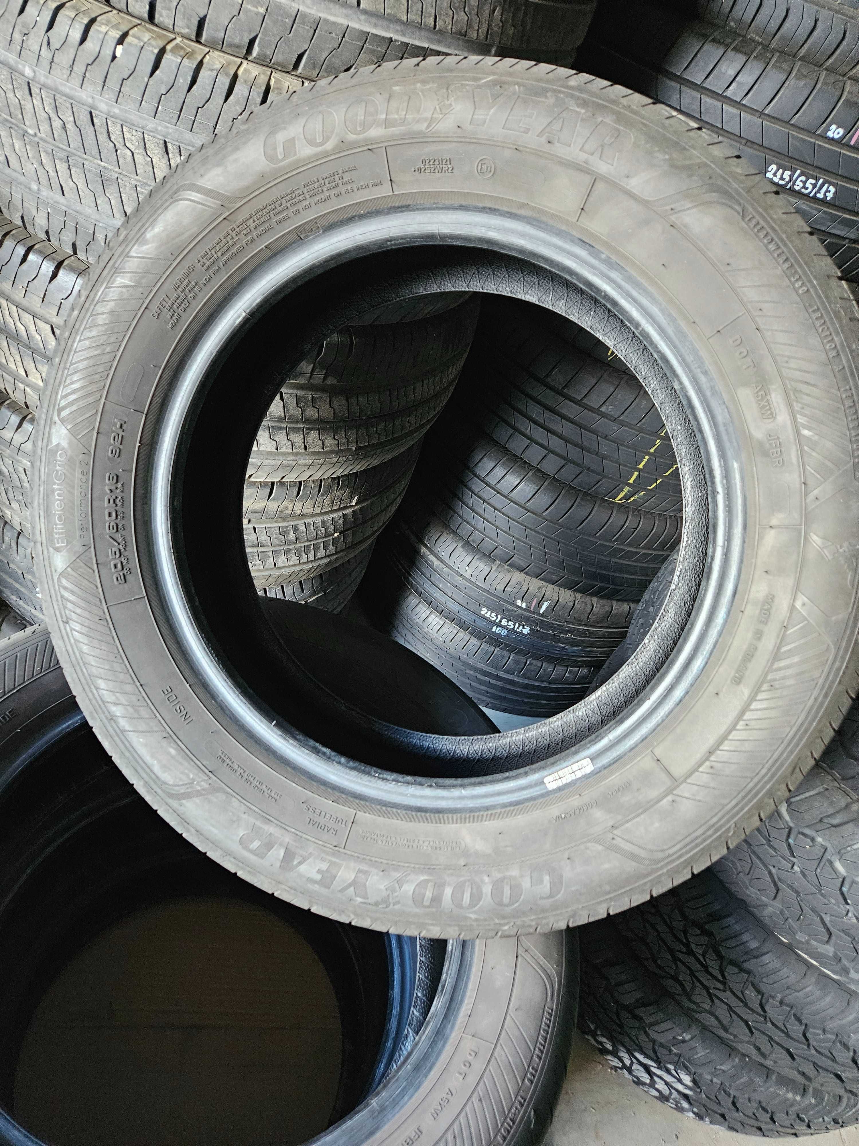 4бр 205/55/16 GOODYEAR 6,8мм грайфер дот:21г безплатен монтаж