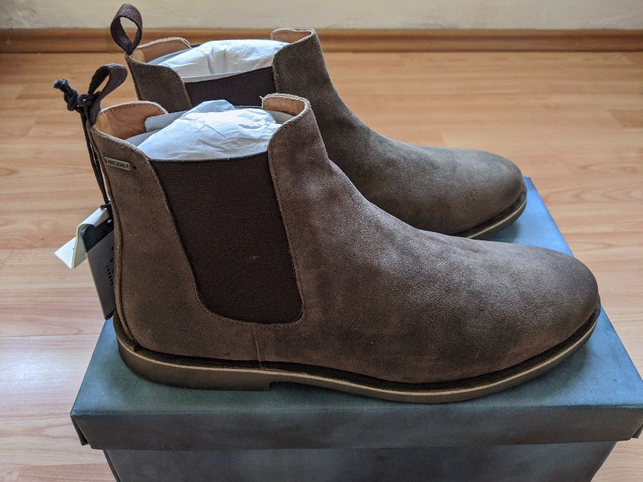 Ghete Chelsea Pepe Jeans Fenix Verde Inchis 44 Piele Intoarsa