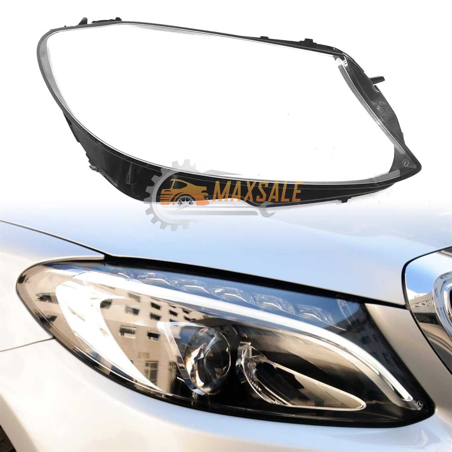 Капаци фарове Mercedes C-Class W205 (15-18) фар Мерцедес в205 комплект