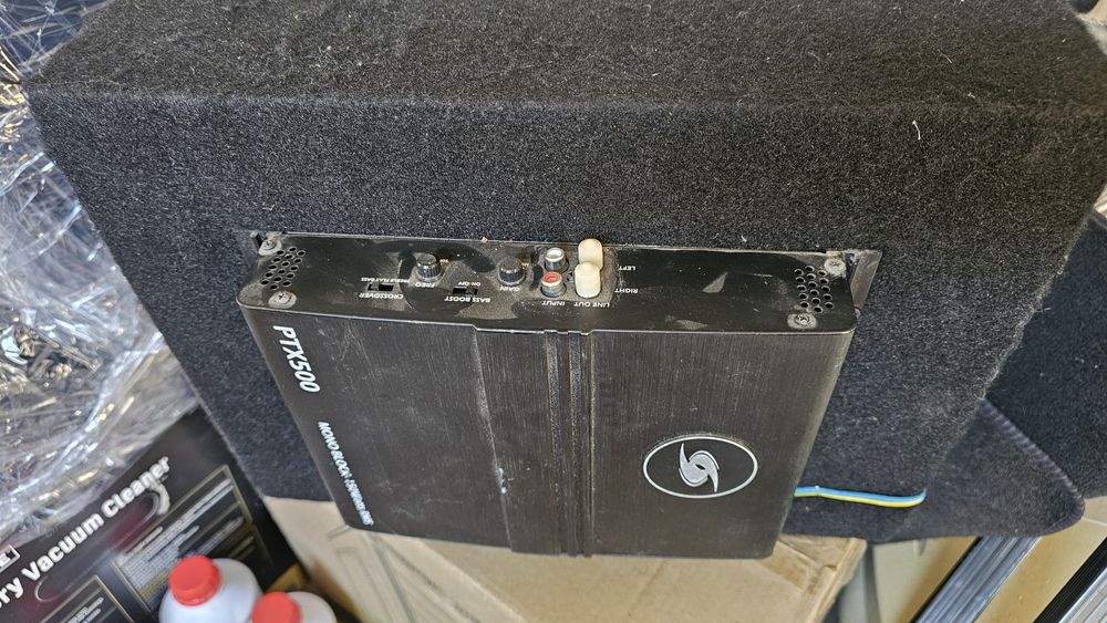 Pachet head-unit Sony+subwoofer+statie 150w RMS