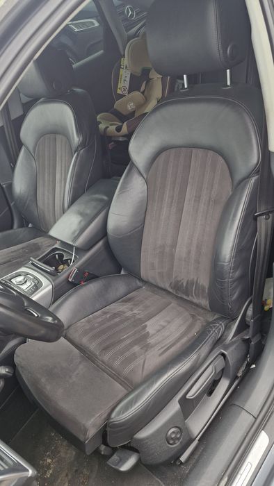 Vând scaune fata audi a6 c7 2016 încălzire electrice piele - alcantara