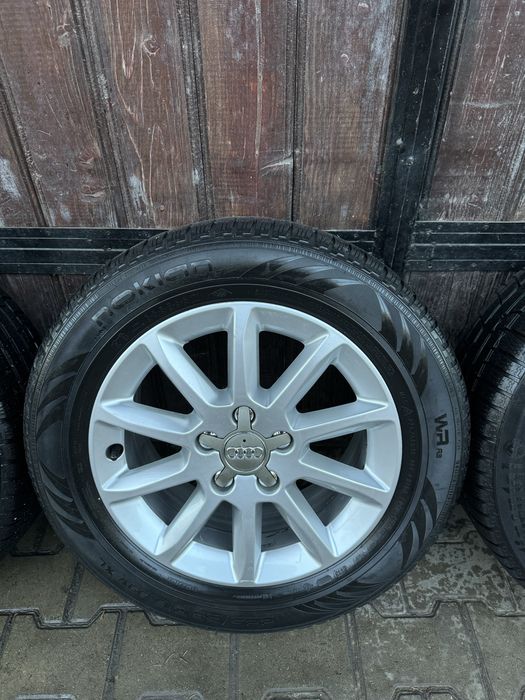 Jante Roti IARNA R 16' Orig.Audi A4 B8/A6/A5 Q3 Q5 5x112 Gaura cent.66