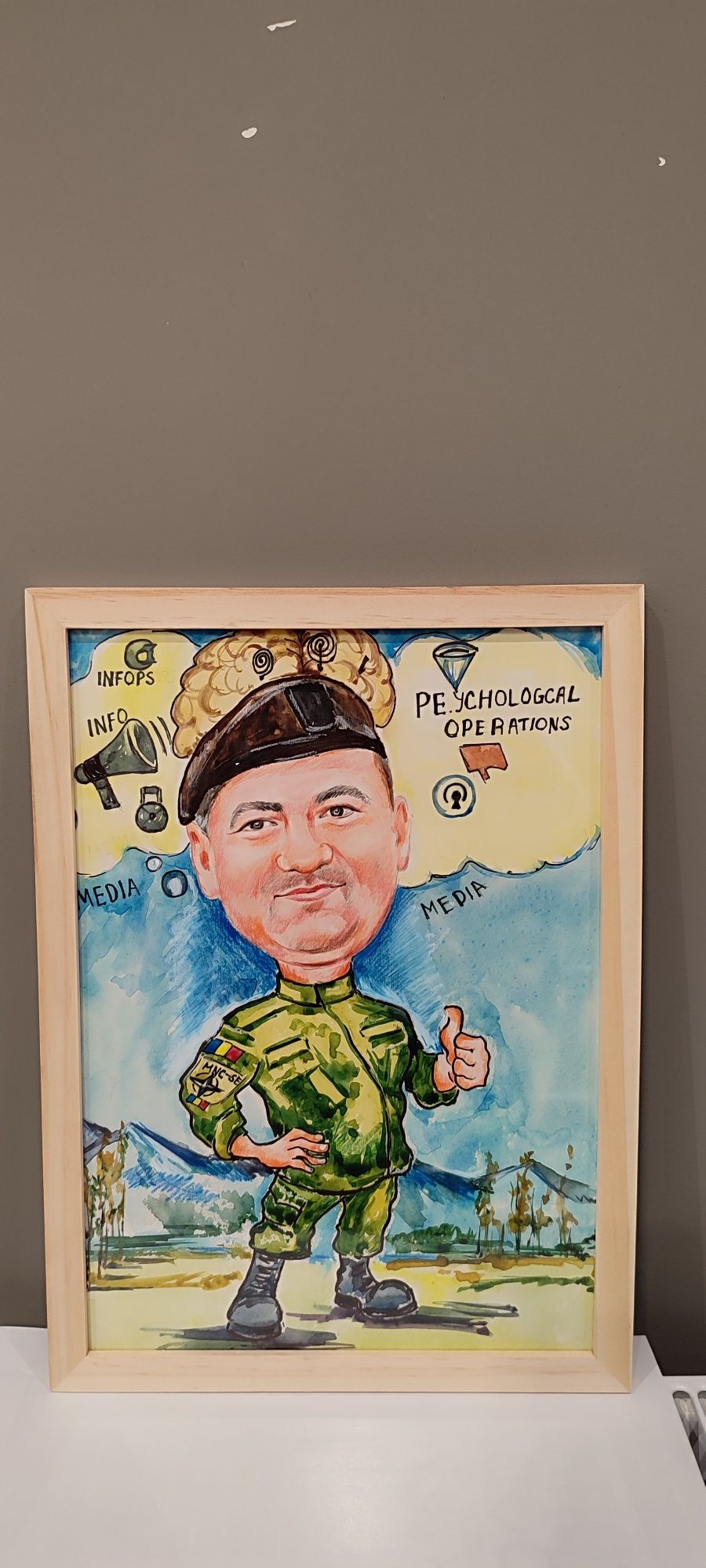 Caricaturi, portrete și peisaje