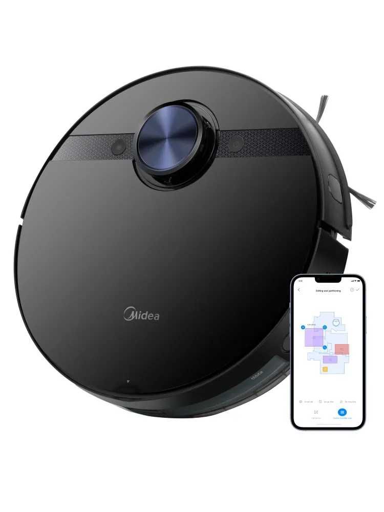 Робот-пылесос Midea VCR M7 EVO, LiDAR, сухая и влажная уборка!