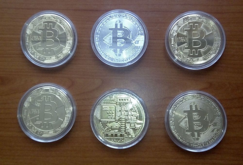 Moneda decorativa Bitcoin