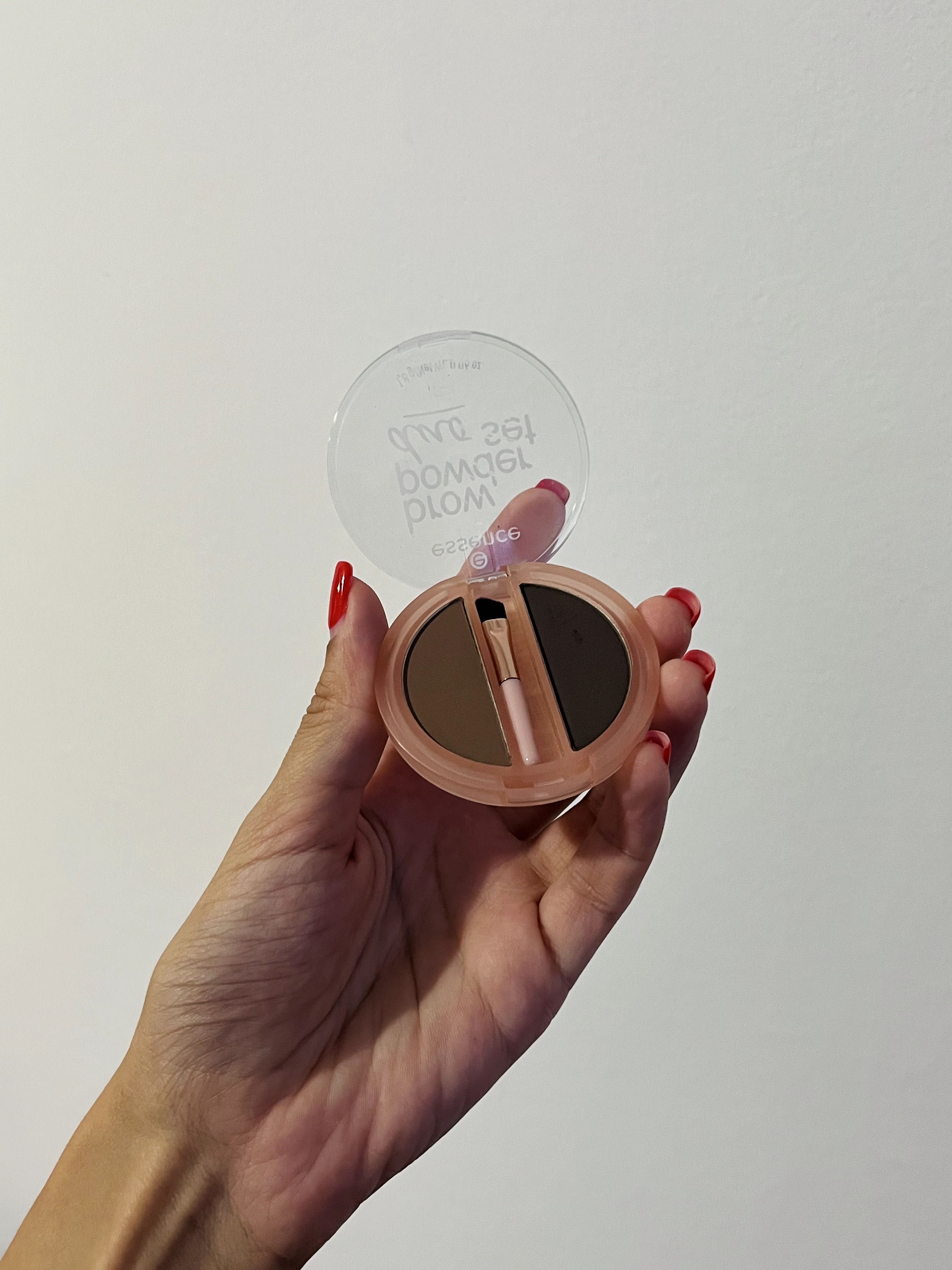 Essence дуо сенки за вежди Brow Powder Duo, 02 Medium