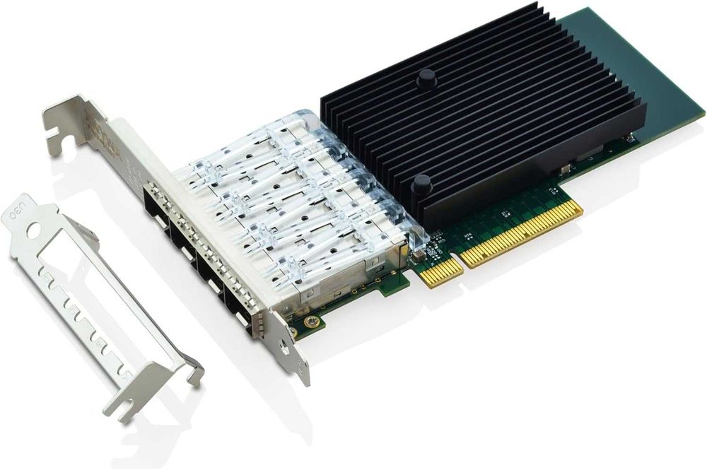 Placă rețea XWYWX 10Gb PCIe 3.0 X8 4*SFP+ Port NIC,Intel X710-BM1