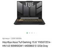 Asus tuf gaming, новая в коробке