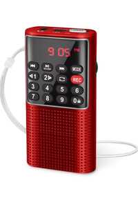 Mini radio portabil,FM,MP3,reportofon,card SD, baterie reîncărcabilă