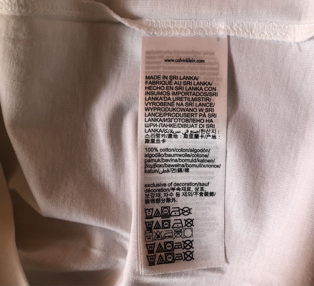 Calvin Klein T-shirt ОРИГИНАЛНИ мъжки тениски - S/M