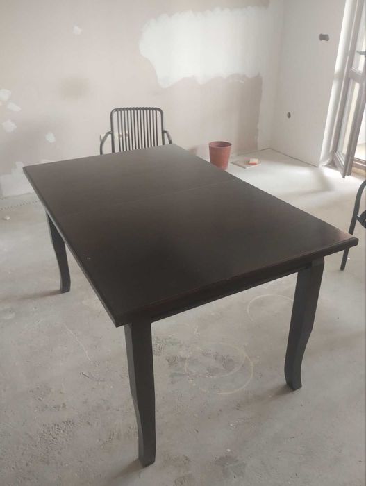 Трапезна маса 140/80 масив-разтегателна