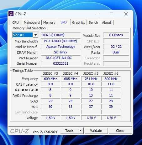 ОЗУ RAM DDR3 1600 Mhz 16GB (2x8) Apacer 2022 года с радиаторами