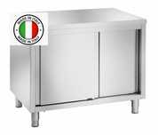 AMITEK Italy TDA157 - Masa inox tip dulap, Dulap inox 1500 mm