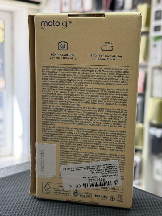 Motorola Moto G35, Midnight Black,256GB *ЧистоНов*