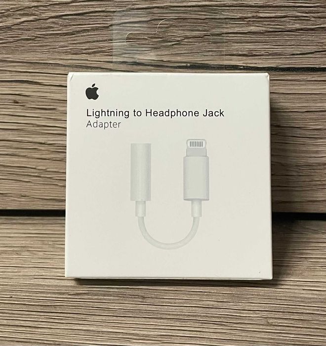 Adaptor Lightning to Jack Headphone 3.5 mm pentru iphone / iPad Alb