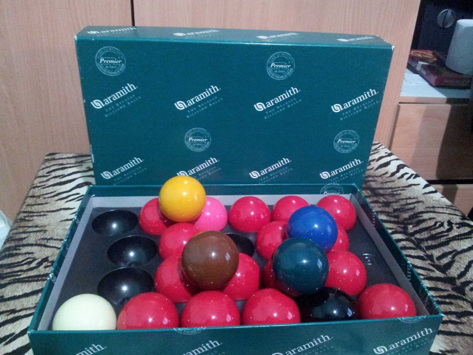 Bile snooker set complet.
