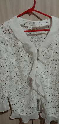 Блузка новая с паетками большой размер кофточки