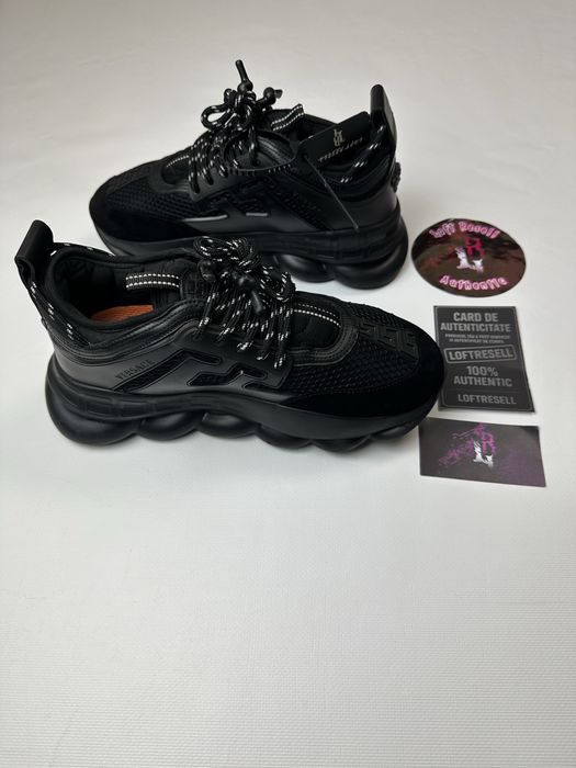 Versace chain reaction black , size 40 fit 40-41